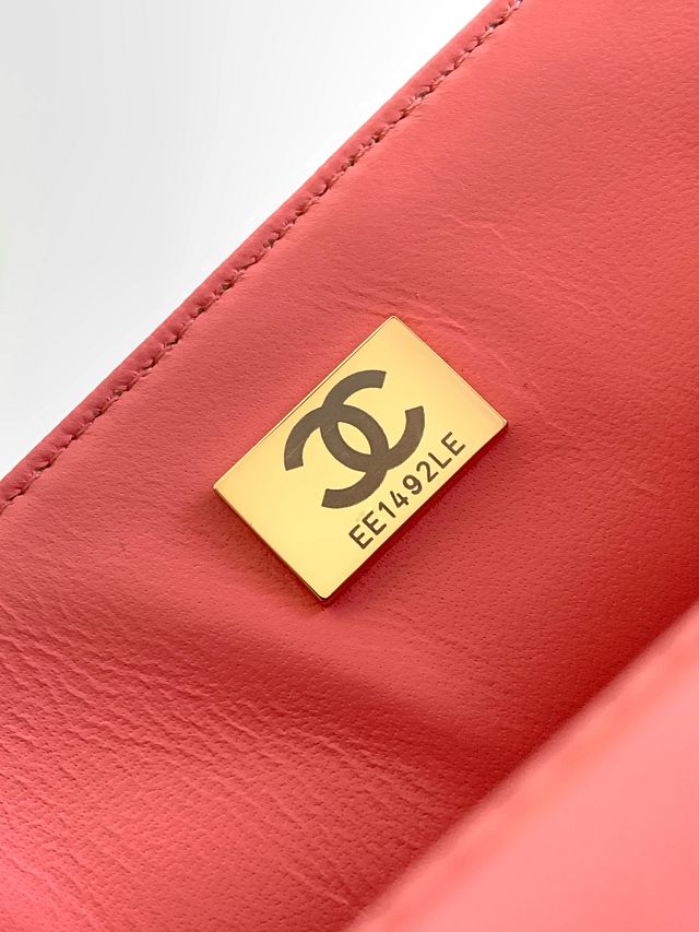 CC original lambskin mini flap bag A69900 pink