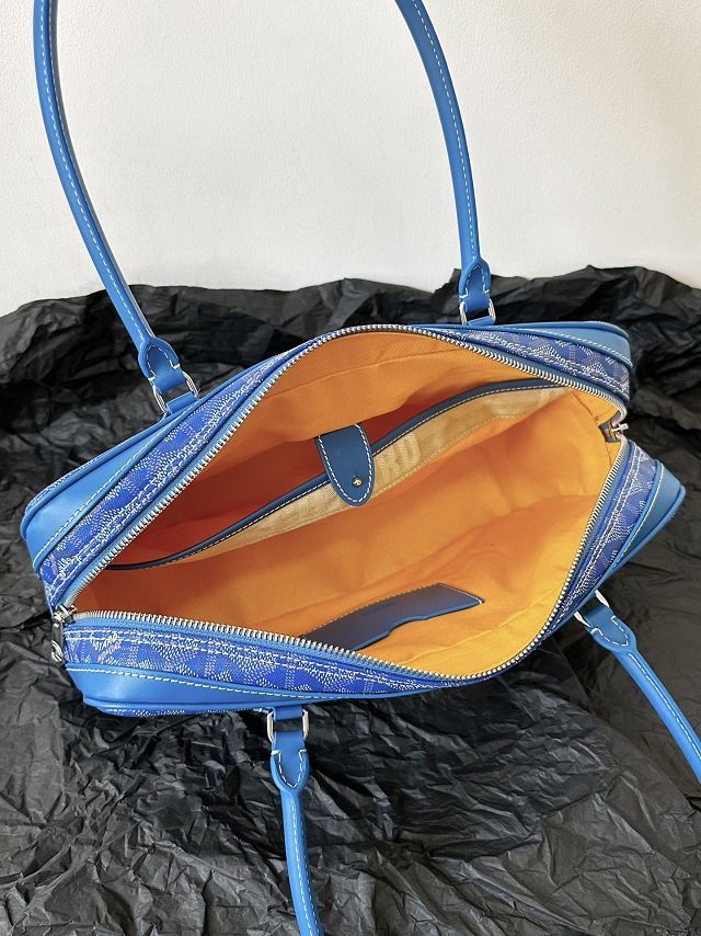 Goyard original canvas baguette bag GY0100 blue