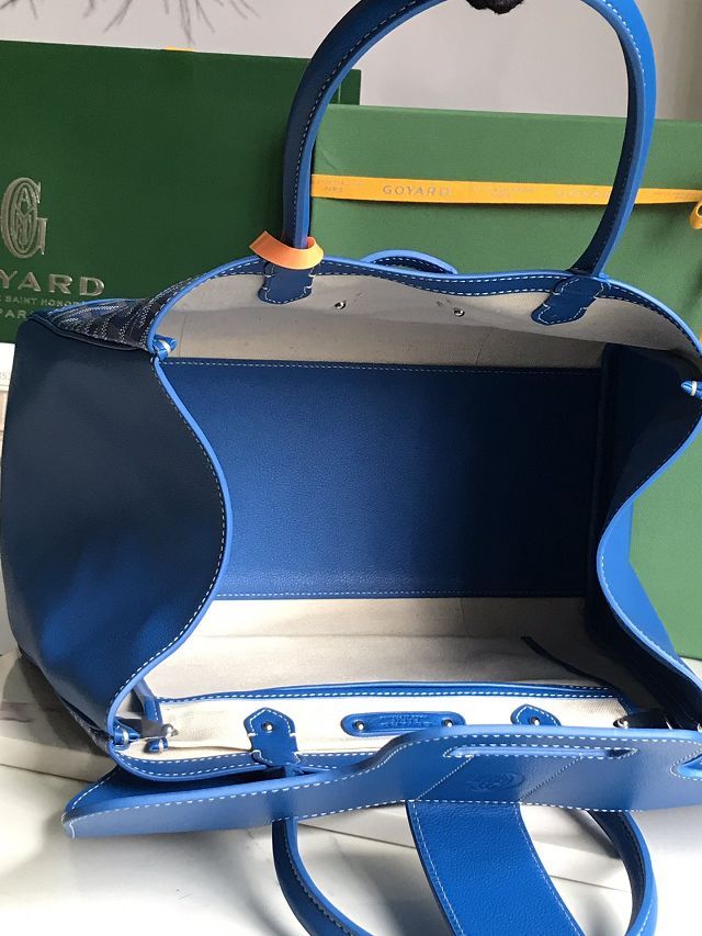 Goyard original canvas saigon tote bag GY0106 blue