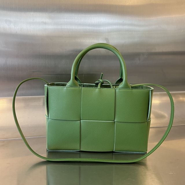 BV original grained calfskin mini arco tote bag 709337 green