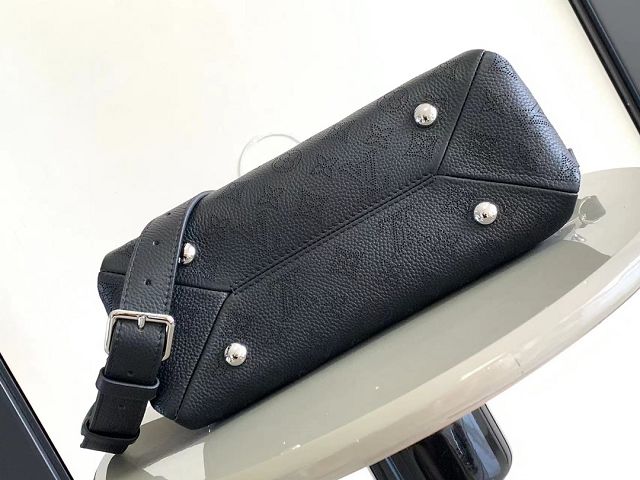 Louis vuitton original mahina leather hand it all PM M24114 black