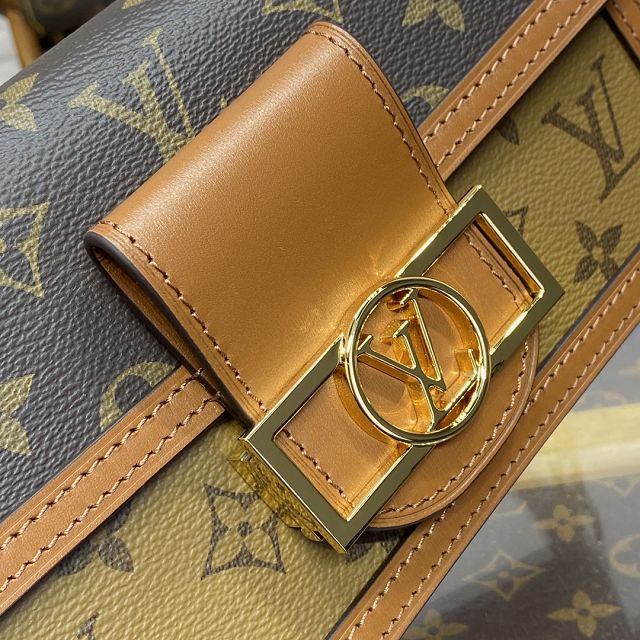 Louis vuitton original monogram dauphine east west bag M46757   