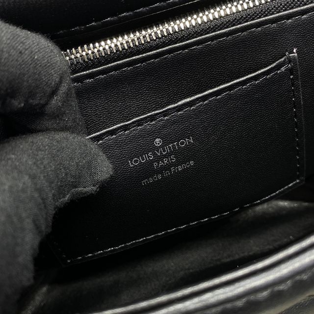 Louis vuitton original lambskin GO-14 medium handbag M24151 black