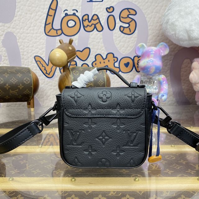 Louis vuitton original calfskin pico S-Lock bag M83148 black
