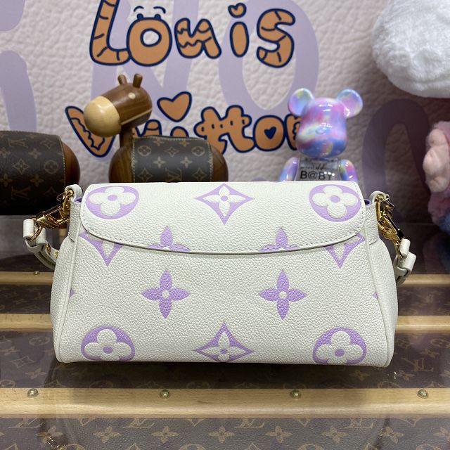 Louis vuitton original calfskin favorite bag M45836 white&purple
