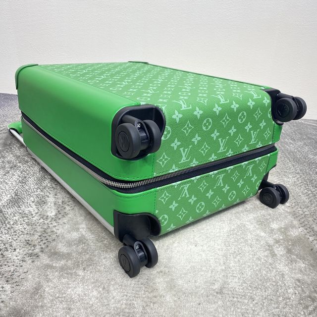 Louis vuitton original monogram canvas horizon 55 rolling luggage M10143 green