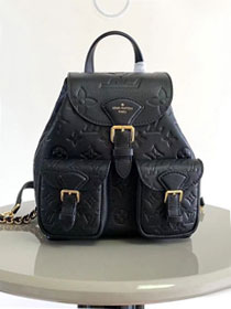 Louis vuitton original calfskin mini backpack M47072 black