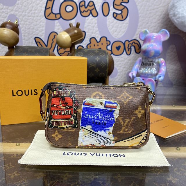 Louis vuitton origianl monogram mini pochette accessoires M58009