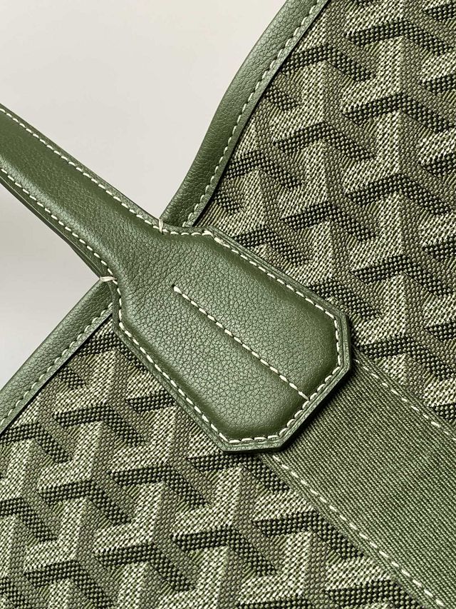 Goyard original canvas villette shopping tote bag PM GY0113 green