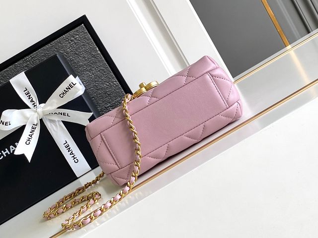 2024 CC original lambskin mini flap bag AS4986 pink