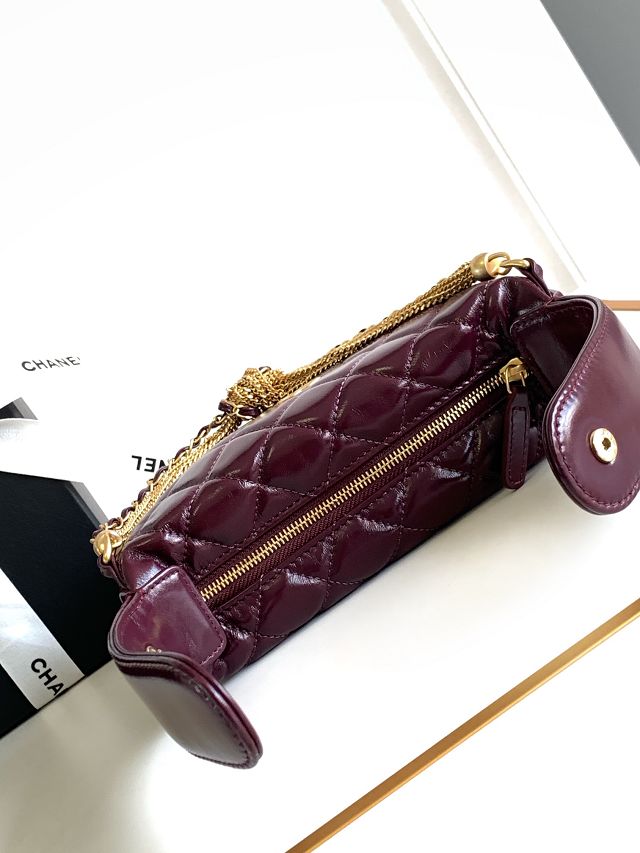 CC original lambskin pouch AP3943 bordeaux