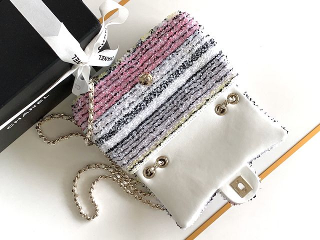 CC original sequins small flap bag AS4561 multicolor