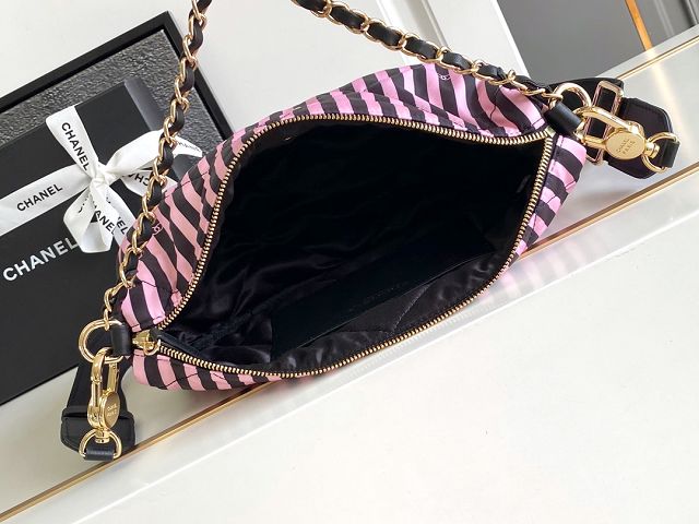 2024 CC original nylon hobo bag AS4698 pink