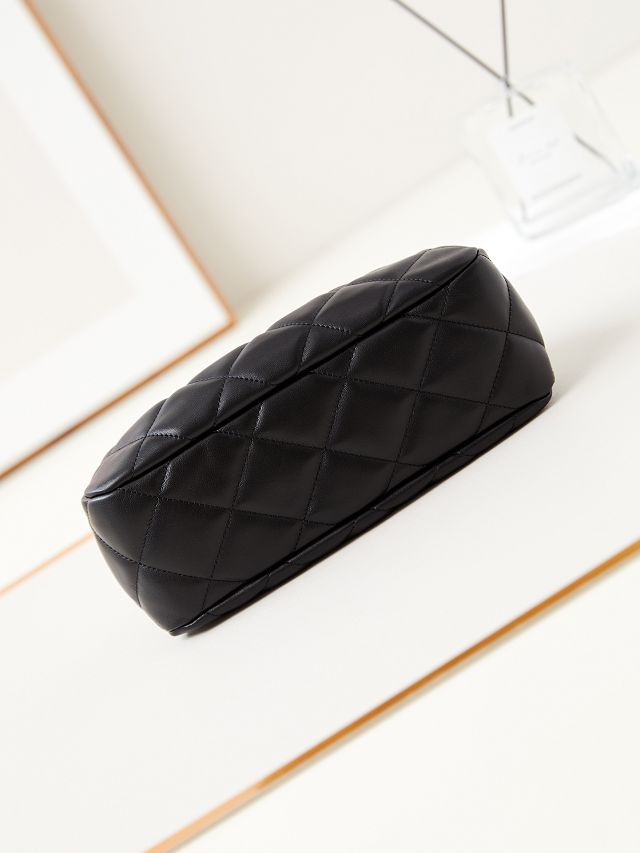 CC original lambskin clutch AS4717 black