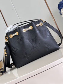 2024 Louis vuitton original calfskin bundle bag M47209 black