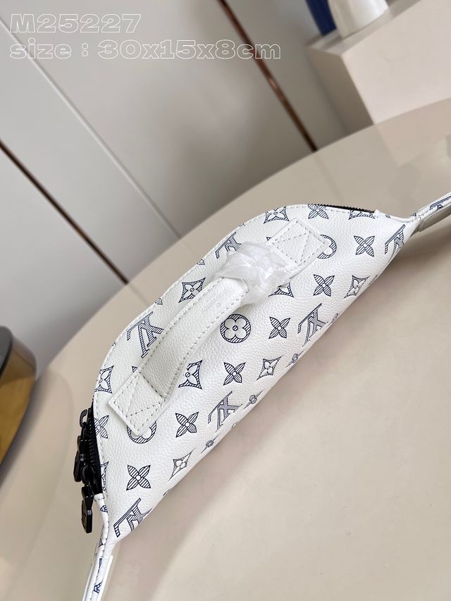 Louis vuitton original calfskin rush bumbag M25227 white