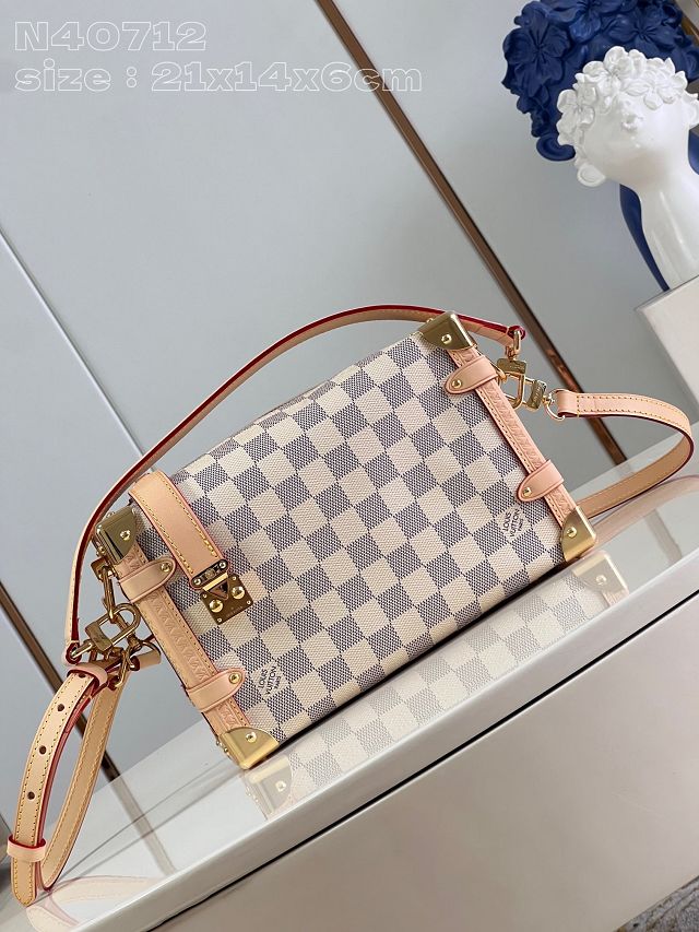 Louis vuitton original damier azur side trunk mm N40712