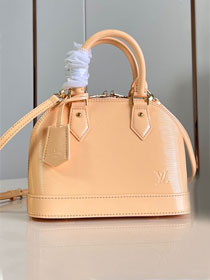 Louis vuitton original epi leather alma BB M40302 beige