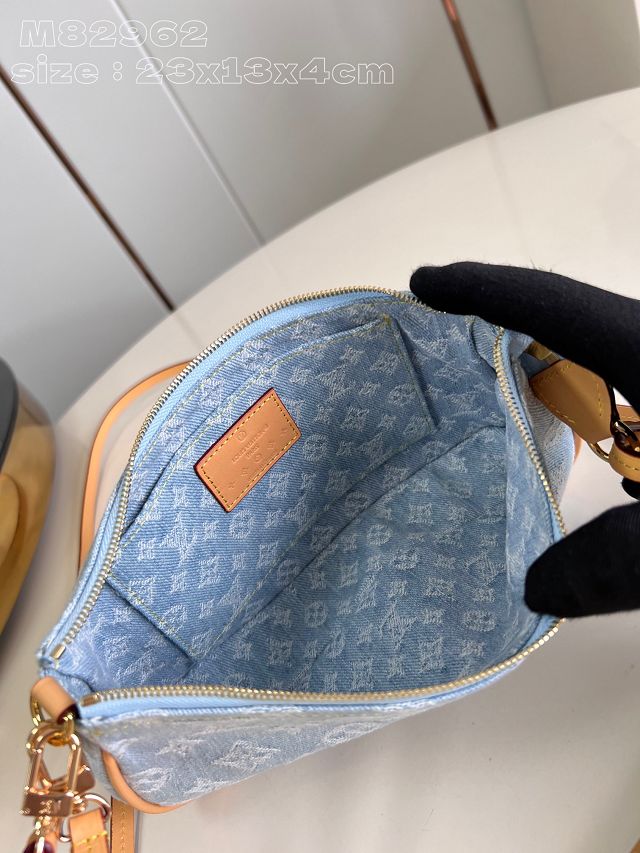 Louis vuitton original denim pochette accessoires M82962 light blue