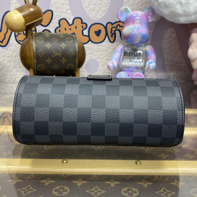 Louis vuitton original damier graphite etui bijoux jewelry case N10141