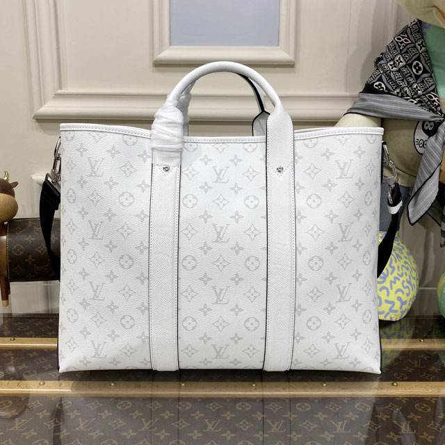 Louis vuitton original monogram canvas weekend tote bag M30919 white