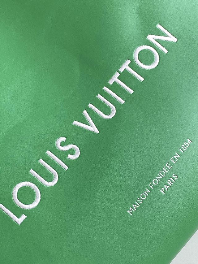 Louis vuitton origianl calfskin shopper bag m24457 green