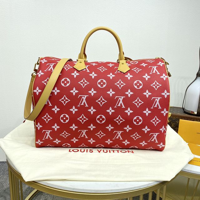 Louis vuitton original soft calfskin speedy P9 50 M46961 red