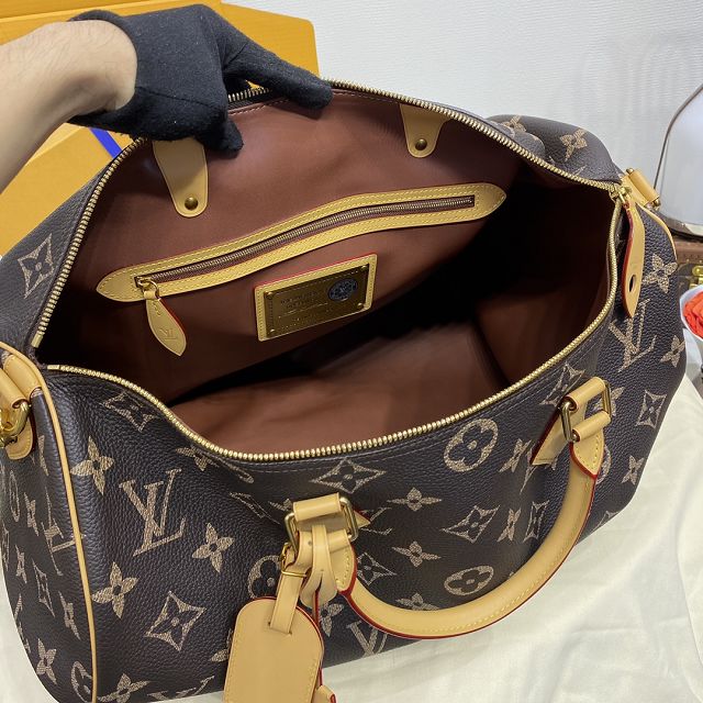 Louis vuitton original soft calfskin speedy P9 50 M46962 brown