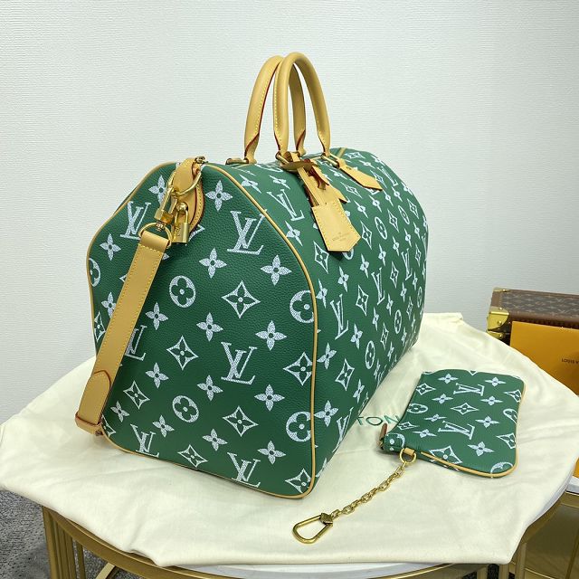 Louis vuitton original soft calfskin speedy P9 50 M46991 green