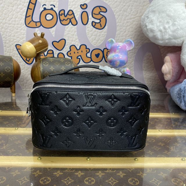 Louis vuitton original calfskin toiletry bag M11508 black