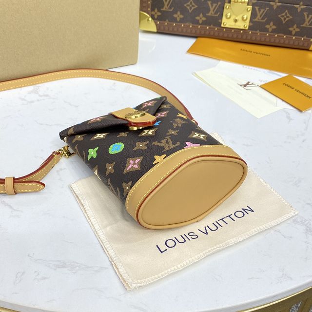 Louis vuitton original monogram canvas envelope pouch M83344 brown