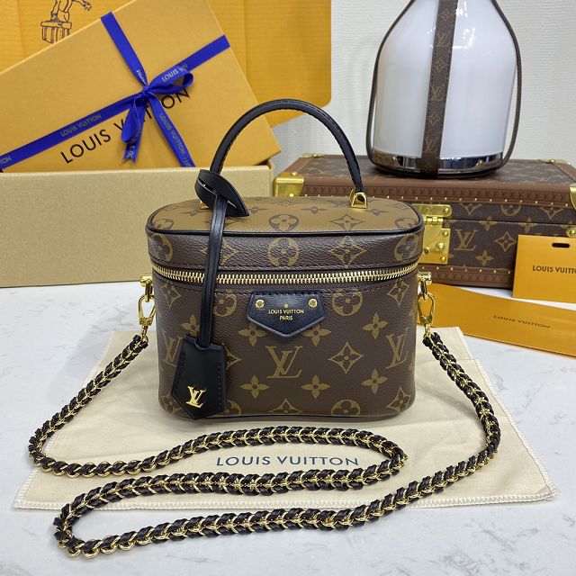 Louis vuitton original monogram canvas vanity pm handbag M47128