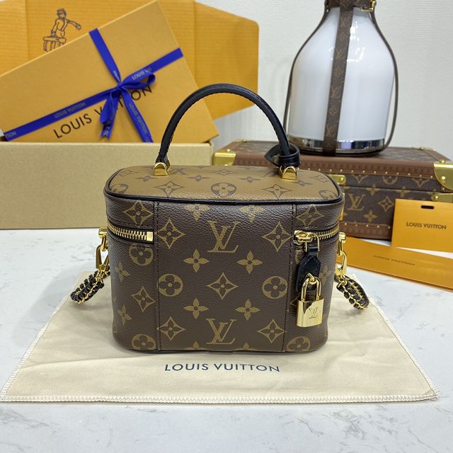 Louis vuitton original monogram canvas vanity pm handbag M47128