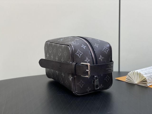 Louis vuitton original brushed calfskin locker dopp kit M11670