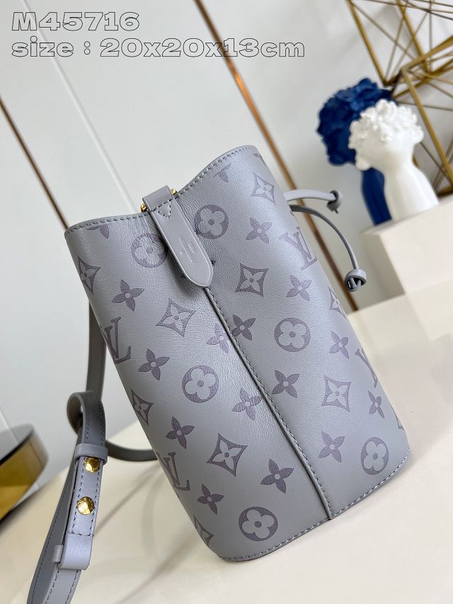 Louis vuitton original calfskin neonoe BB M12749 grey