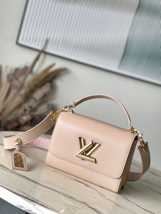 Louis vuitton original epi leather twist mm M25361 beige