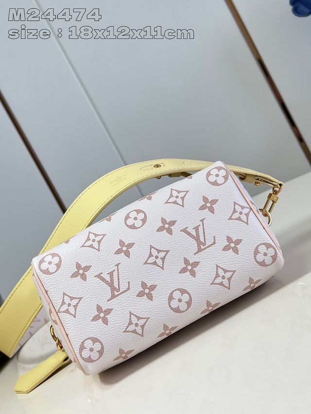 Louis vuitton original monogram canvas speedy 18 M24474 white