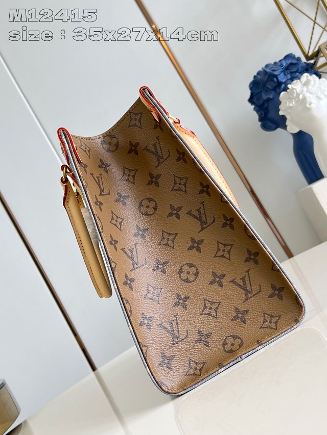 Louis vuitton original monogram canvas onthego MM M12415 grey