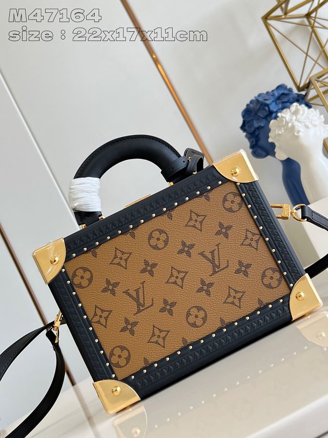 Louis vuitton original monogram reverse petite valise M47164