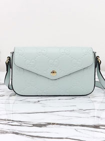 GG original calfskin super mini shoulder bag 772794 light green