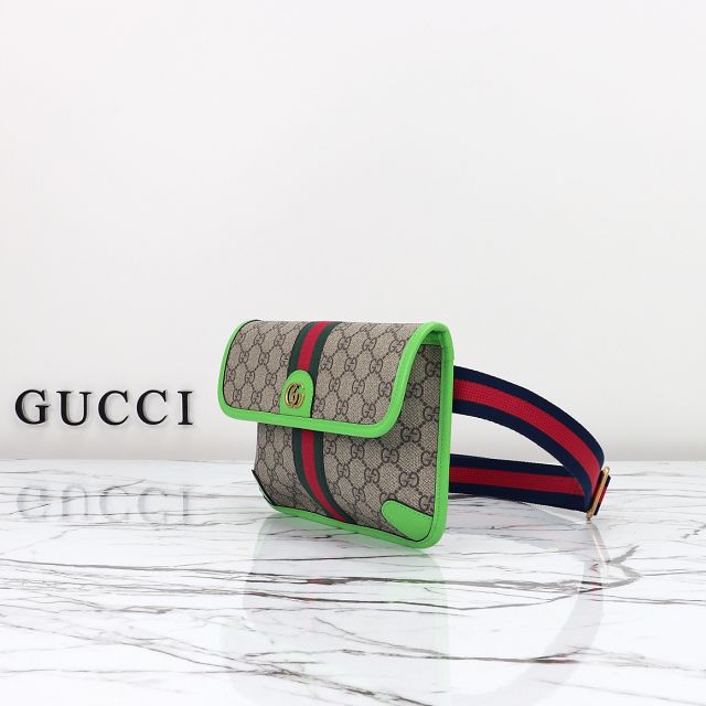 GG original canvas belt bag 752597 green