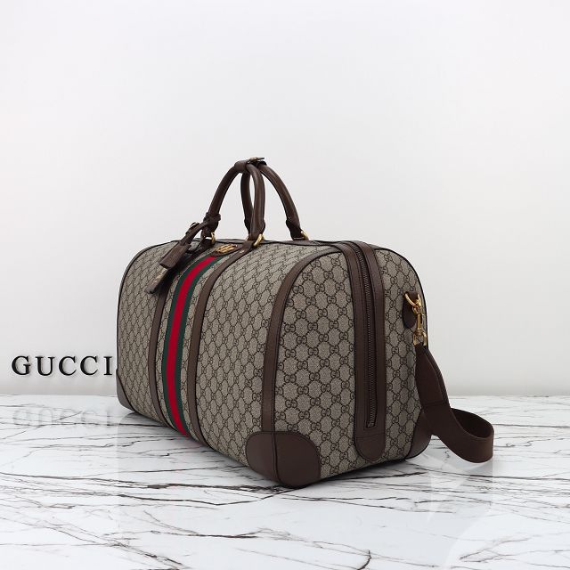 GG original canvas savoy large duffle bag 724612 brown