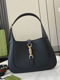 GG original grained calfskin jackie 1961 small shoulder bag 810232 black