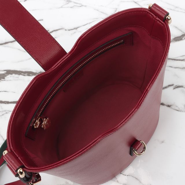 GG original calfskin mini bucket shoulder bag 782908 red