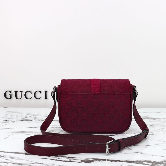 GG original canvas mini crossbody bag 802100 bordeaux