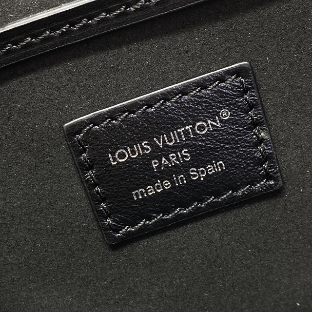 Louis vuitton original calfskin montsouris backpack pm M12587 black