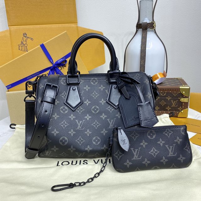 Louis vuitton original soft calfskin speedy P9 30 M21108 black