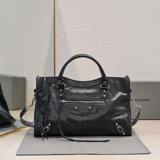 Balenciaga original lambskin le city medium bag 7977862 black