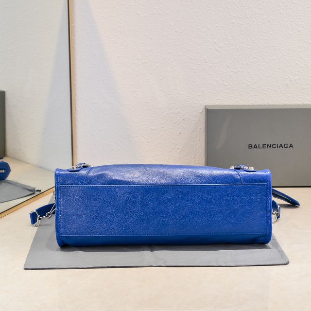 Balenciaga original lambskin le city medium bag 7977862 blue