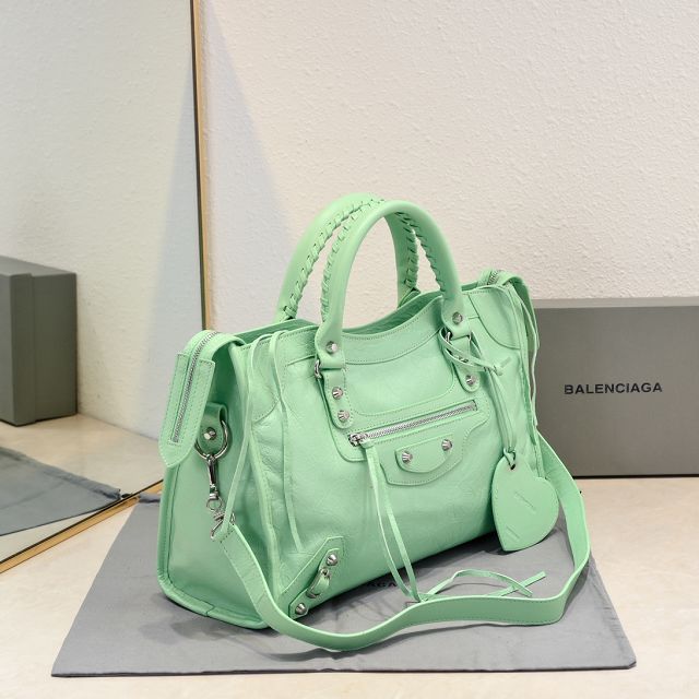 Balenciaga original lambskin le city medium bag 7977862 green